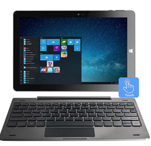 10.1 Inch Windows 10 Tablet 2-in-1 Touchscreen Mini Laptop with Detachable Keyboard/IPS 1280x800 /4G