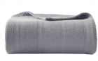 Eddie Bauer Home | Herringbone Collection | 100% Cotton Light-Weight and Breathable Blanket, Cozy an
