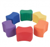 FDP SoftScape 10 inch Butterfly Stool Modular Seating Set for Toddlers and Kids, Soft Lightweight Fo