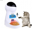 Iseebiz Automatic Cat Feeder, Auto Pet Feeder with Infrared Induction Anti-Clog Design, 10s Voice Re