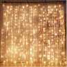 Twinkle Star 300 LED Window Curtain String Light Wedding Party Home Garden Bedroom Outdoor Indoor Wa