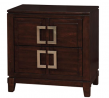 William's Home Furnishing CM7385N Balfour Nightstands, Brown