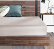 ZINUS Brock Metal and Wood Platform Bed Frame / Solid Acacia Wood Mattress Foundation / No Box Sprin