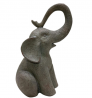 Design House 395889 Good Luck Elephant Indoor/Outdoor Figurine Statue for Garden Patio Home & Office