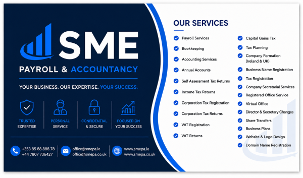 Professional Payroll, Accounting & Tax Services – Ireland & UK